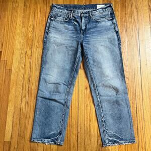 Upper Heights Jeans Womens. 25 Crop Straight Blue Pants